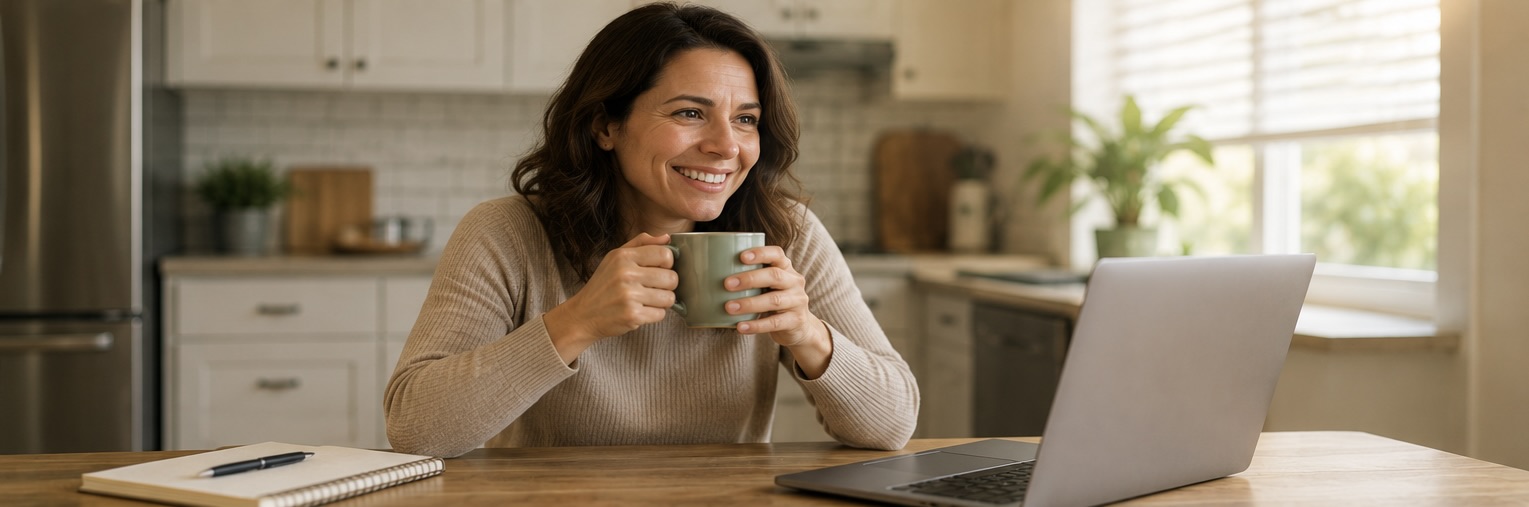 Homeowner feeling relieved after learning about available pre-foreclosure and property options